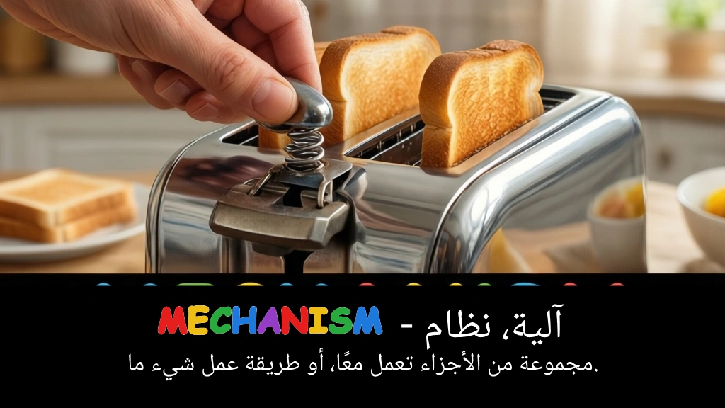 Arabic Illustration for mechanism